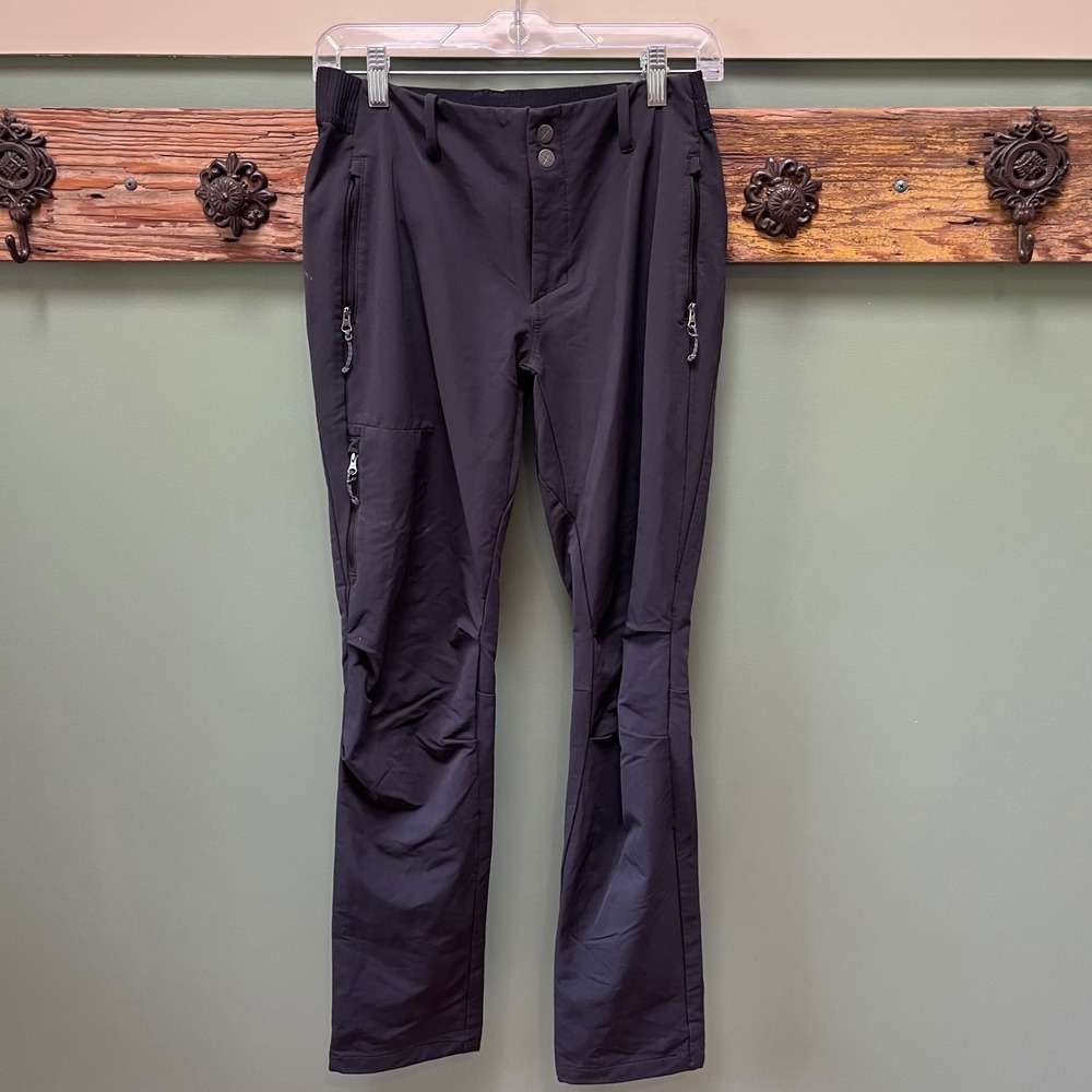 REI Co-op Womens‎ Black Softshell Hiking Pants Stretch Articulated Knee XS